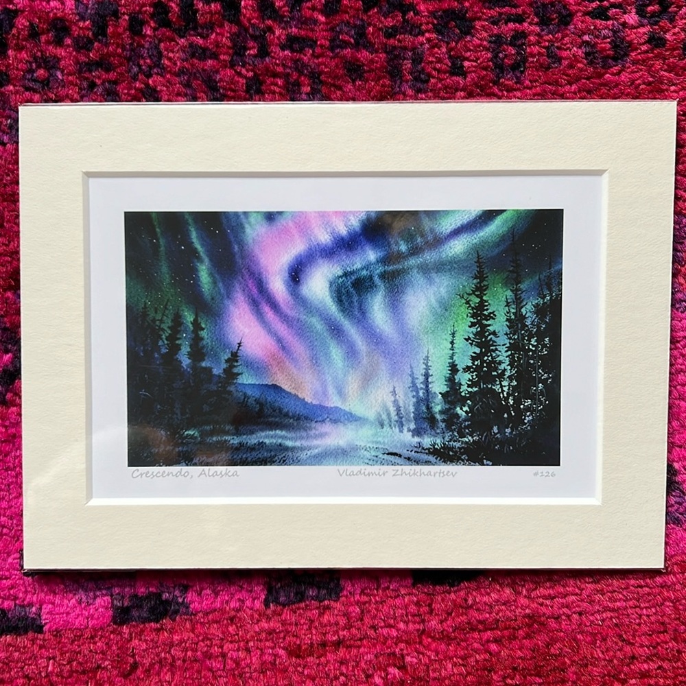 Set of 3 X different Watercolor printed paintings - great stocking stuffers!